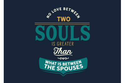 No love between two souls