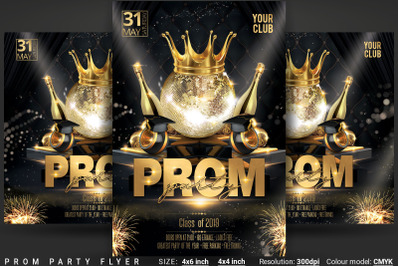 Prom Party Flyer