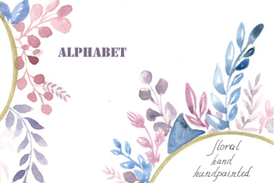 alphabet flower