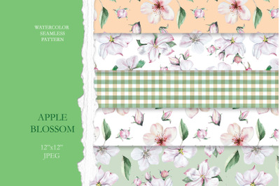 Apple Blossom Digital Paper