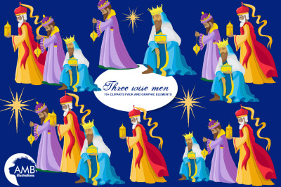 Wise Men Clipart AMB-2116