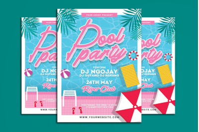 Pool Party Flyer