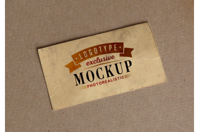 Photorealistic mock-ups with paper background