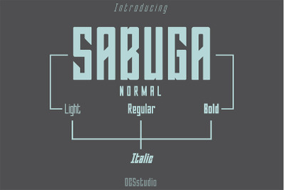Sabuga Font
