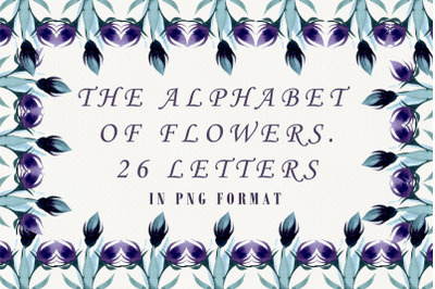 The alphabet of flowers.