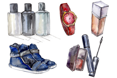 Fantasy fashion watercolor png