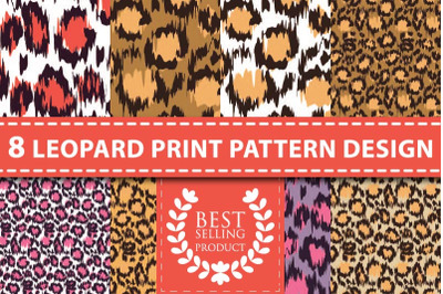 8 Leopard print pattern design
