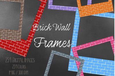 254 Brick Wall Polaroid Photo Booth Baby Shower Photo Frames