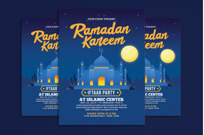 Ramadan Kareem Iftaar Party Flyer