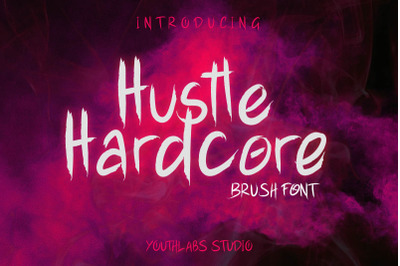 Hustle Hardcore - Brush Font