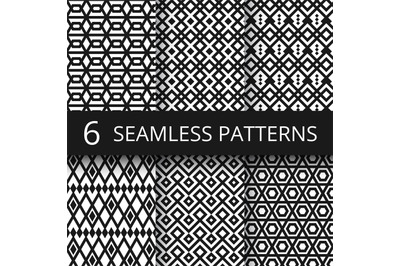 Abstract arabic geometric vector seamless patterns. Arab architecture