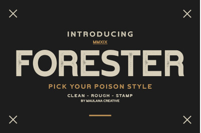 Forester Vintage Sans Serif