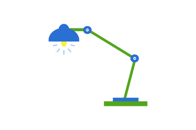 Desk lamp icon