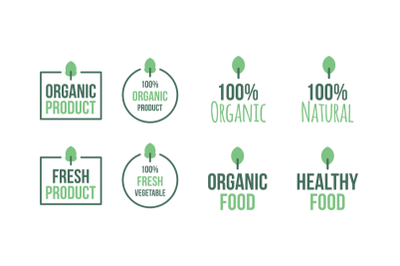 Organic product label