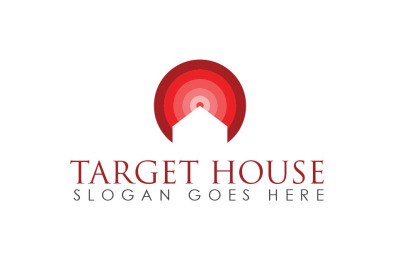 Target House Logo Design Template