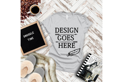 Adult T-Shirt/ T-Shirt Mock-up, Bella Canvas T-Shirts/ 3001T T-Shirt