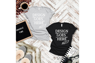 Adult T-Shirt/ T-Shirt Mock-up, Bella Canvas T-Shirts/ 3001T T-Shirt