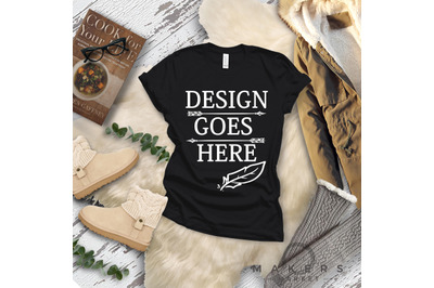 Adult T-Shirt/ T-Shirt Mock-up, Bella Canvas T-Shirts/ 3001T T-Shirt