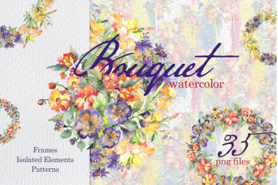 Beautiful Bouquets Watercolor png