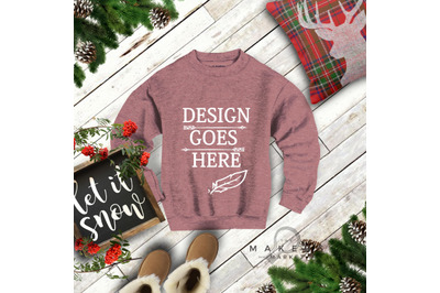 Download Crewneck Sweatshirt Mockup Psd Yellowimages