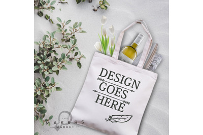 Bag Mockup/ Styled Tote Photo/ Canvas Tote Design/ Product Mocks/ Inst