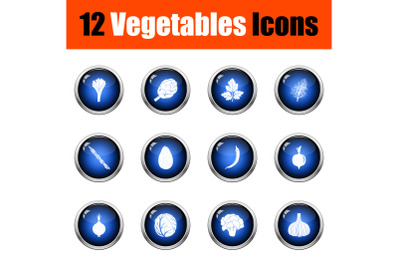 Vegetables Icon Set