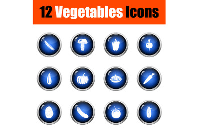 Vegetables Icon Set