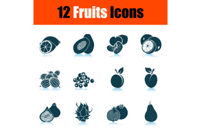 Fruits Icon Set