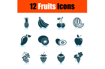 Fruits Icon Set