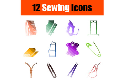 Sewing Icon Set