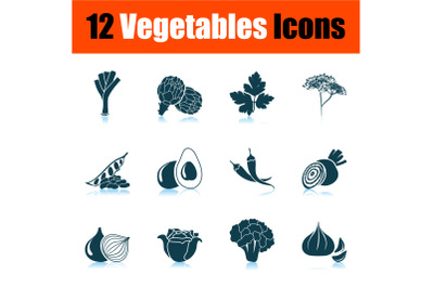 Vegetables Icon Set