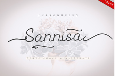 Sannisa Script + Swash (Update)