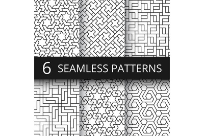 Vintage floral turkish and arabic seamless vector patterns. Lace decor