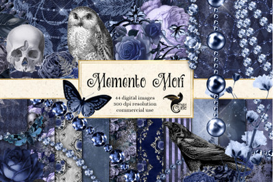 Memento Mori Digital Scrapbook Kit