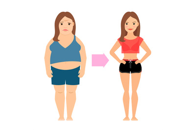 Women weight loss success