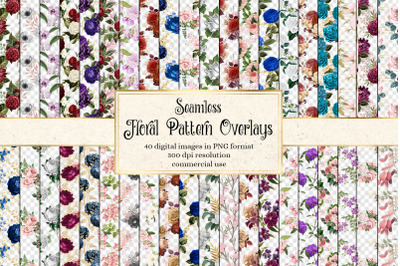 Floral Pattern Overlays