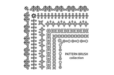 Pattern brush collection arabic style