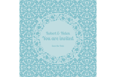 You are invited wedding card template