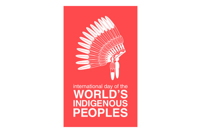 Day of Worlds Indigenous Peoples poster