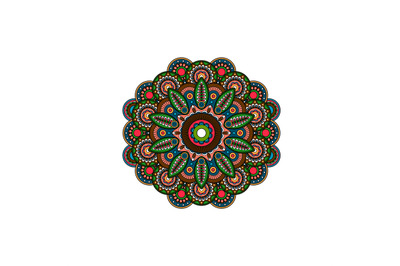 Tribal mandala ornament rosette