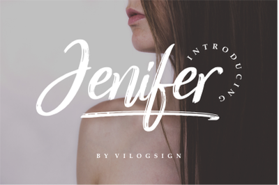 Jenifer // a Casual Handwriting Font