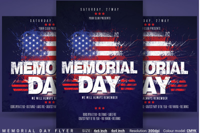 Memorial Day Flyer