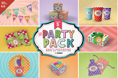 The Party Pack Packaging Mockups Vol.5