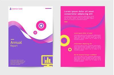 Cover book design - Vector