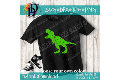 Distressed Dinosaur svg, Dinosaur svg, Trex, tyrannosaurus, grunge svg