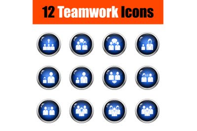 Teamwork Icon Set