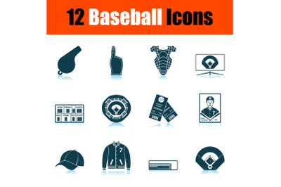 Baseball Icon Set