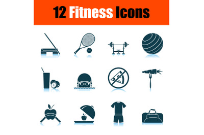 Fitness Icon Set