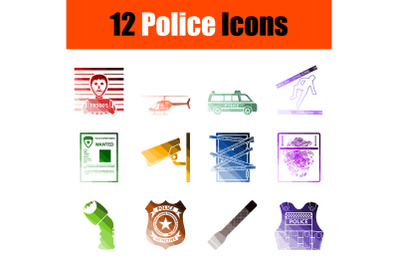 Police Icon Set