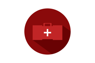 Medical suitcase icon